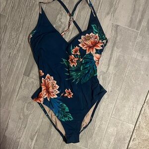 Tropical Floral One Piece Swimsuit